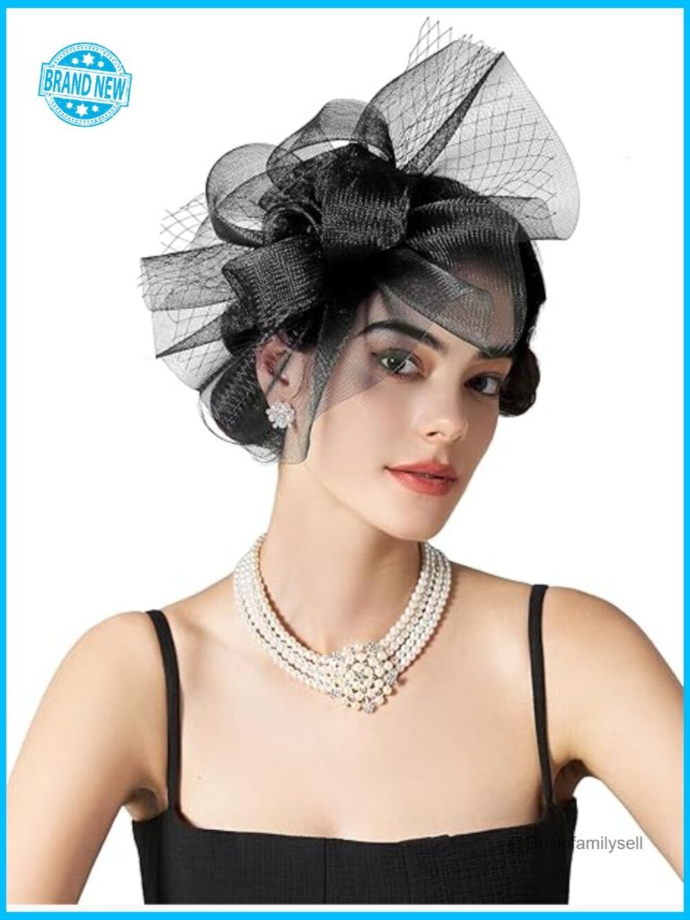 Elegant Flower Fascinator Hat Tea Party Wedding Derby Headpiece with Feathers